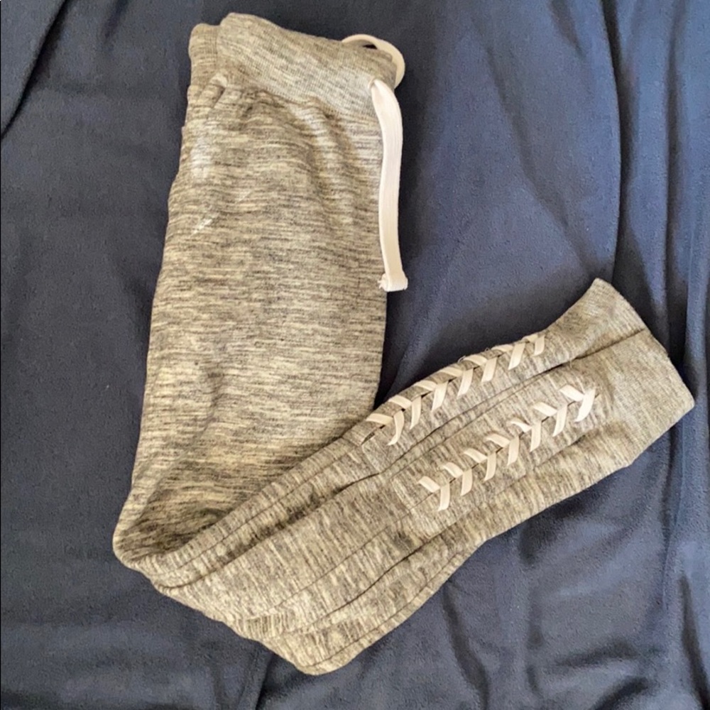 Grey Cotton Sweatpants